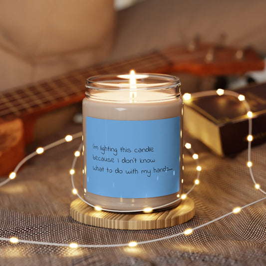 Awkward Conversations no more.... just pull out this wonderfully inconspicuous candle and light up! Scented Soy Candle, 9oz