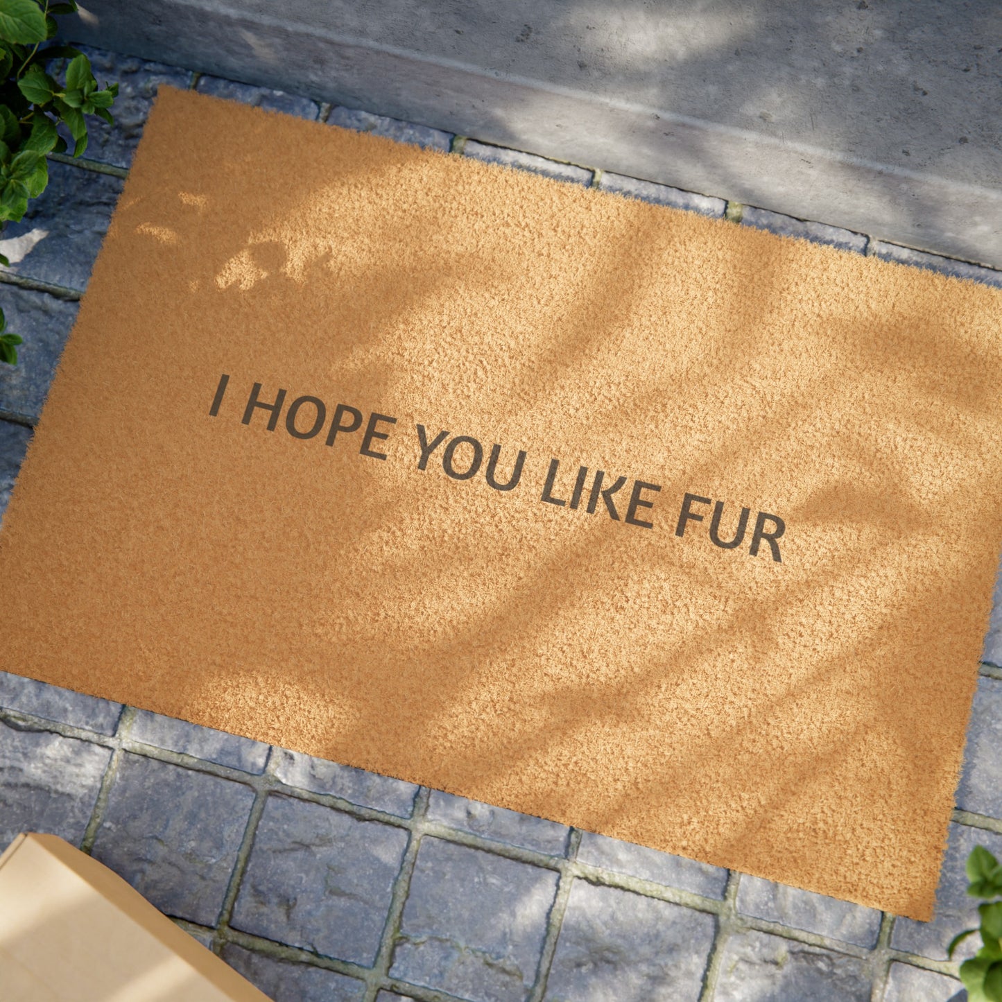 "I HOPE YOU LIKE FUR" Doormat