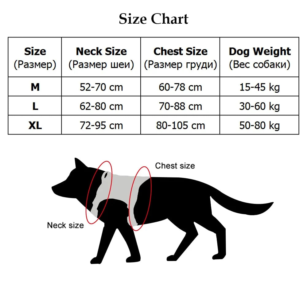 Nylon Tactical Dog Harness With Handle and Bungee Leash For German Shepherds And Other Large Dogs