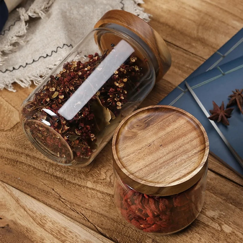 Glass Airtight Kitchen Storage Jar