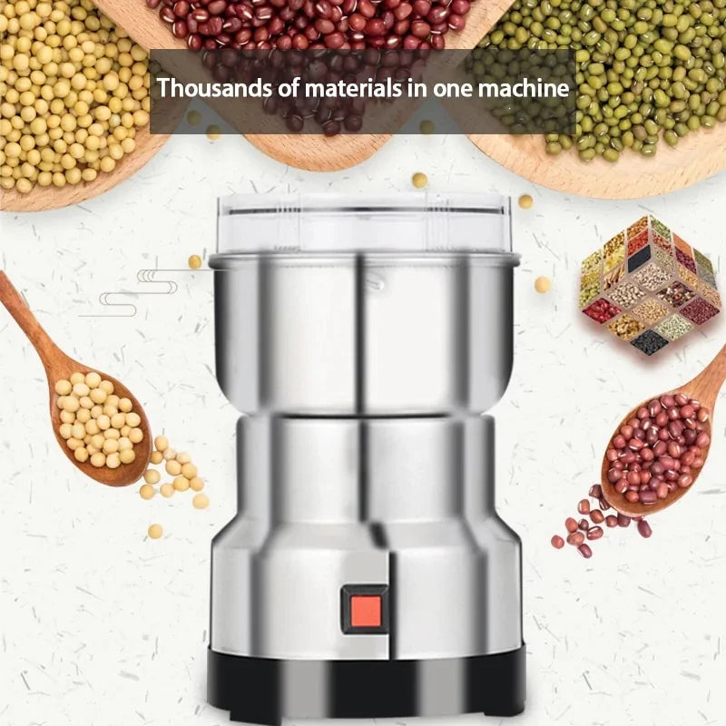 Mini Electric Coffee & Spice Grinder - Essential Kitchen Tool