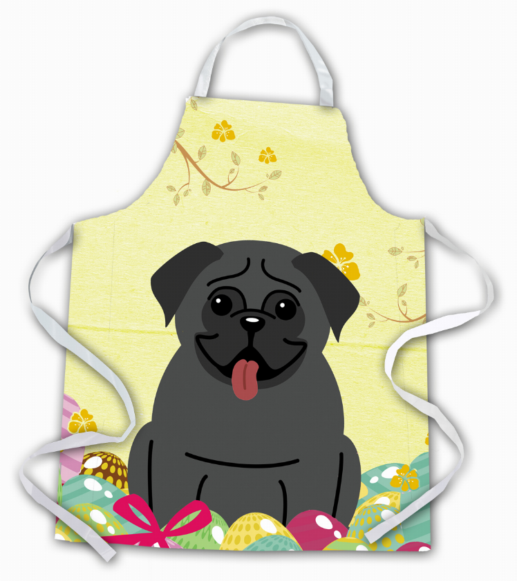 Easter Eggs Apron (Dog Breed Print)