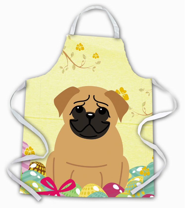 Easter Eggs Apron (Dog Breed Print)