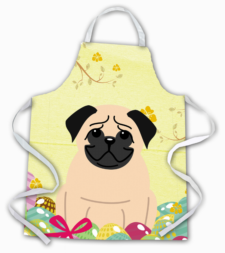 Easter Eggs Apron (Dog Breed Print)