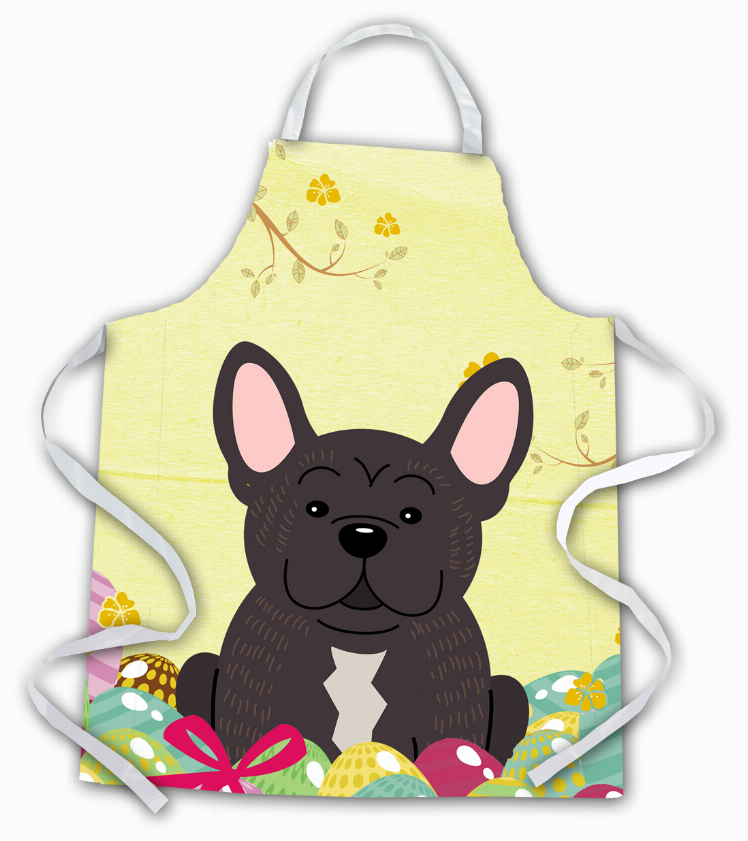 Easter Eggs Apron (Dog Breed Print)