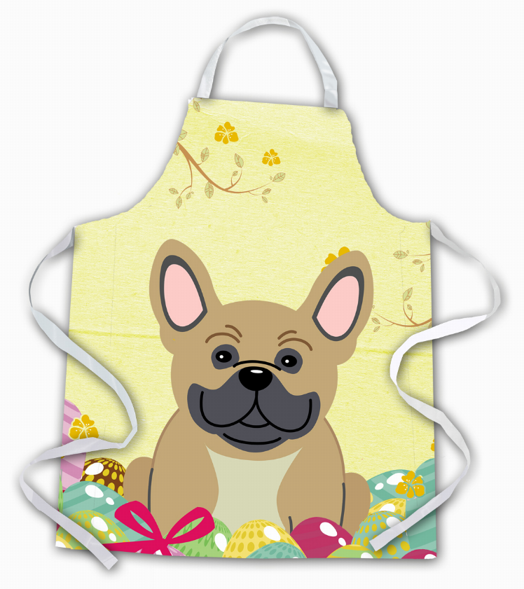 Easter Eggs Apron (Dog Breed Print)