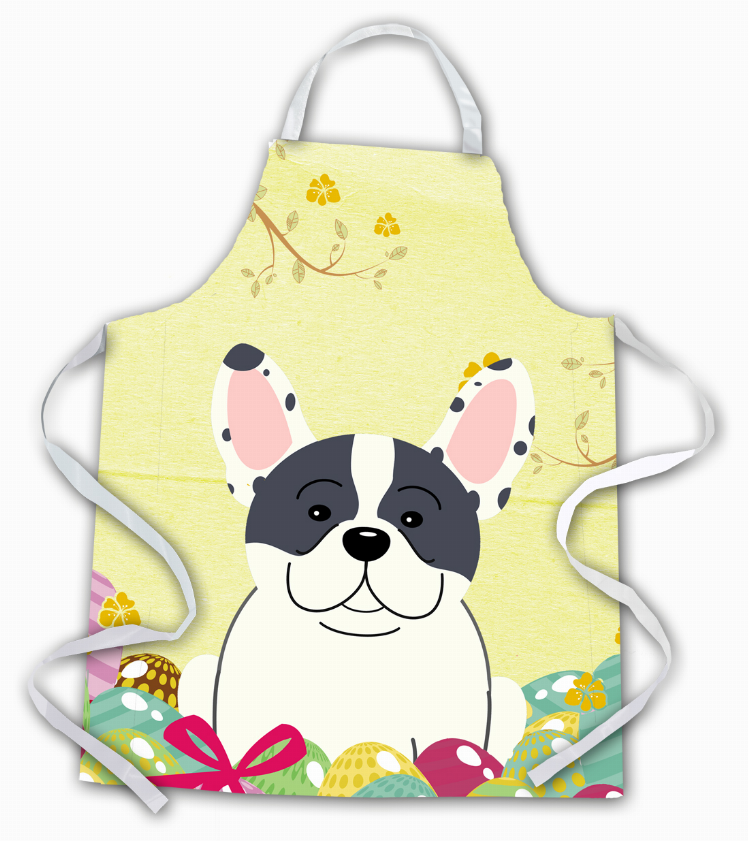 Easter Eggs Apron (Dog Breed Print)