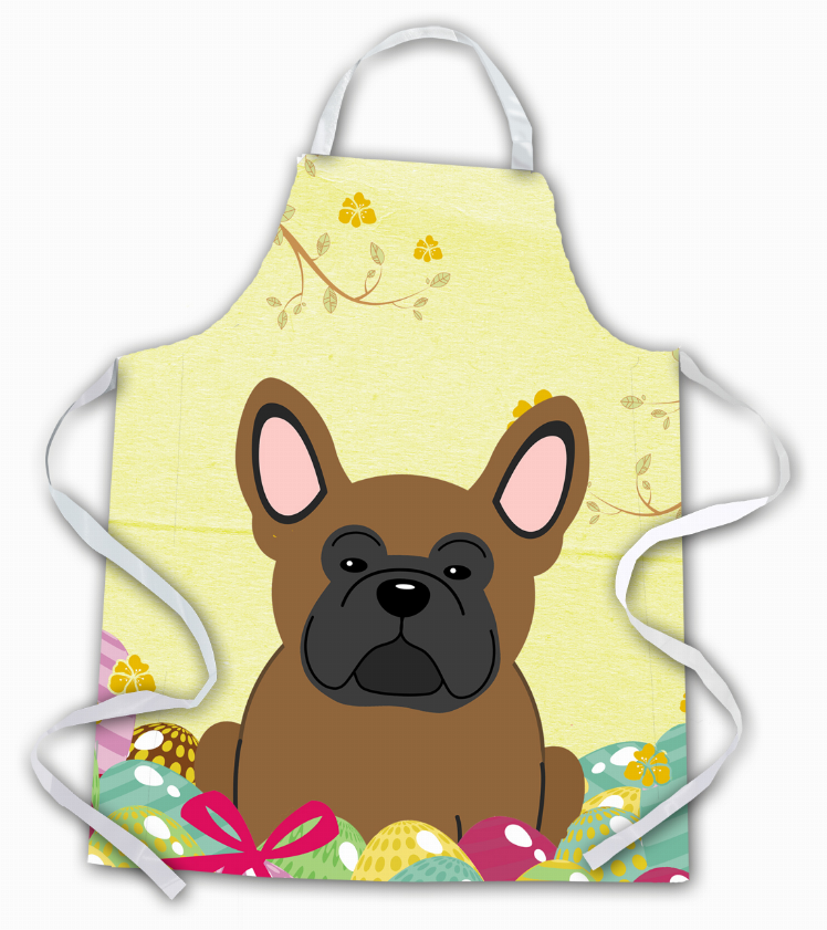 Easter Eggs Apron (Dog Breed Print)