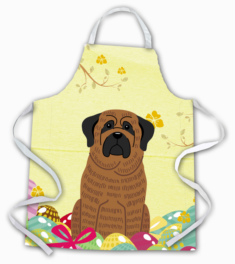 Easter Eggs Apron (Dog Breed Print)