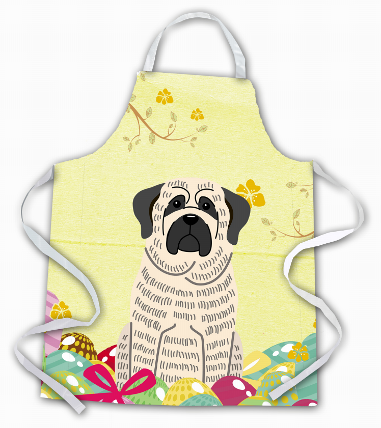 Easter Eggs Apron (Dog Breed Print)