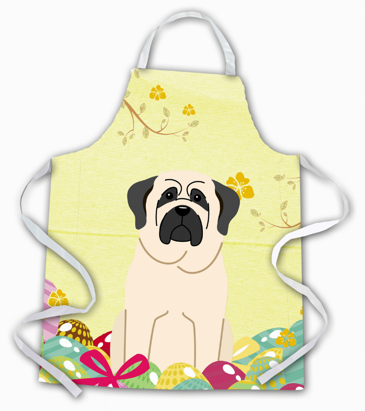 Easter Eggs Apron (Dog Breed Print)