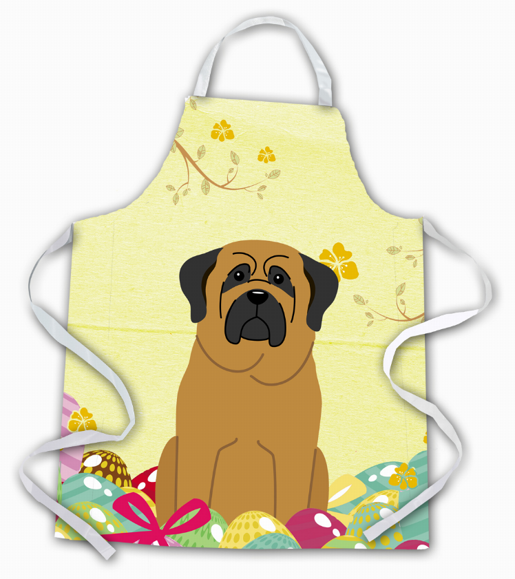 Easter Eggs Apron (Dog Breed Print)