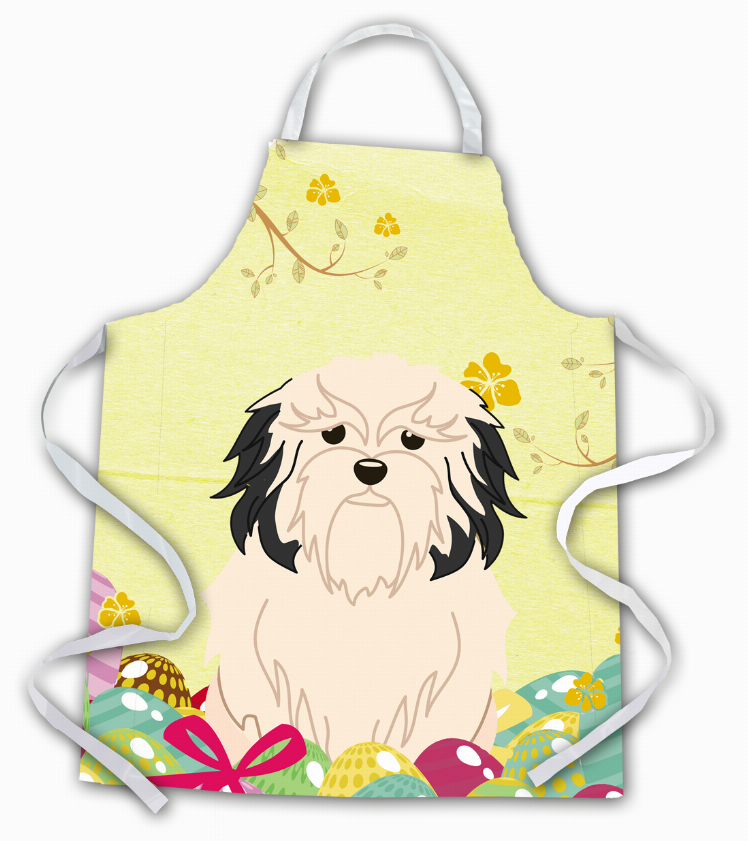 Easter Eggs Apron (Dog Breed Print)