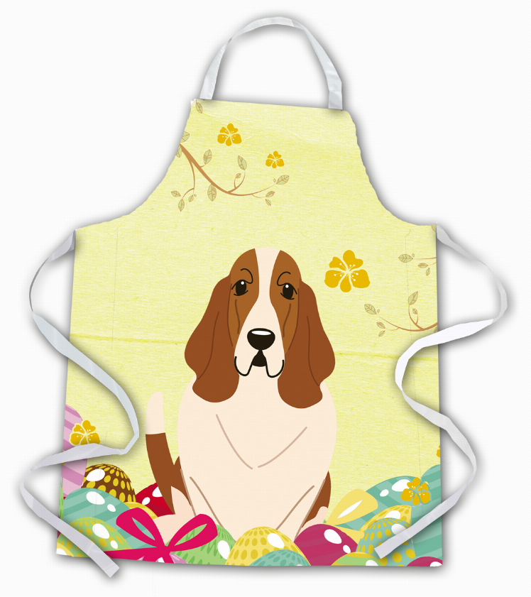 Easter Eggs Apron (Dog Breed Print)