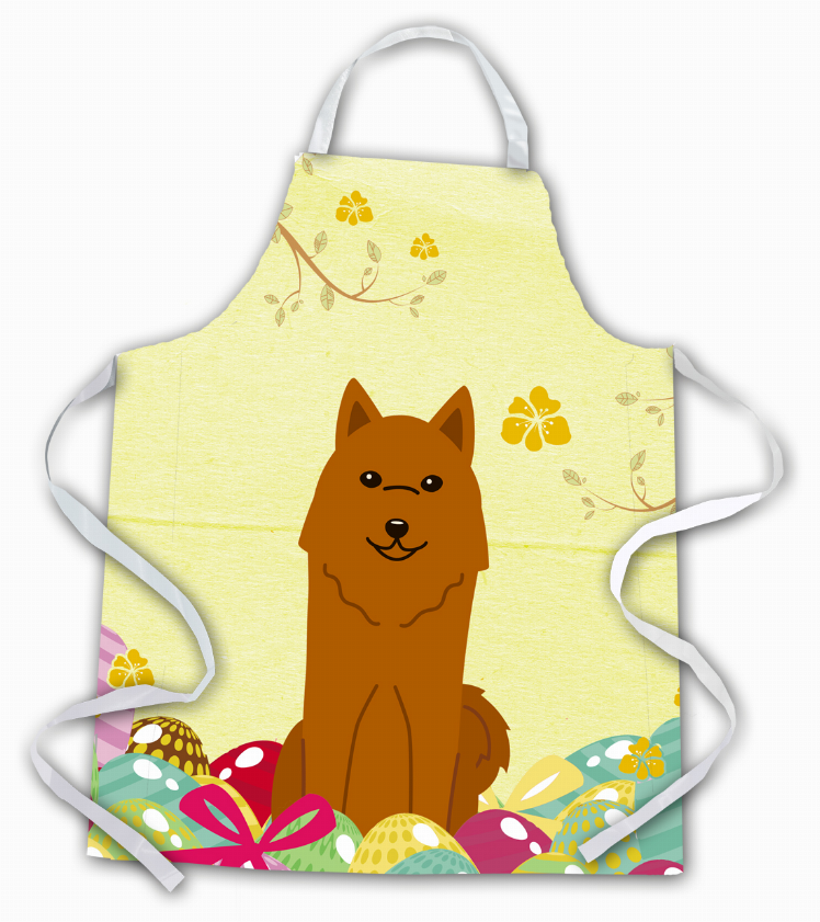 Easter Eggs Apron (Dog Breed Print)