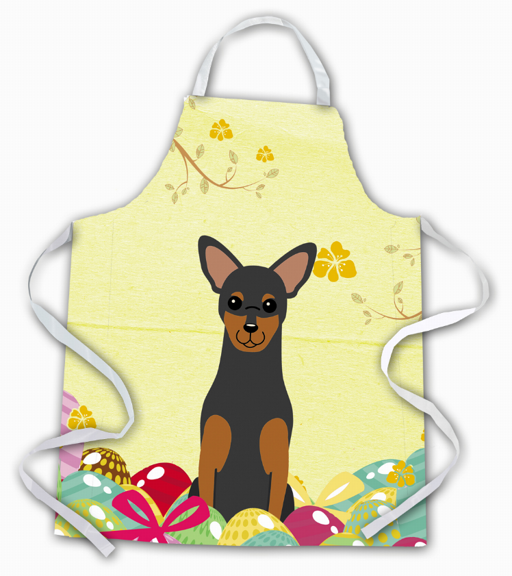 Easter Eggs Apron (Dog Breed Print)