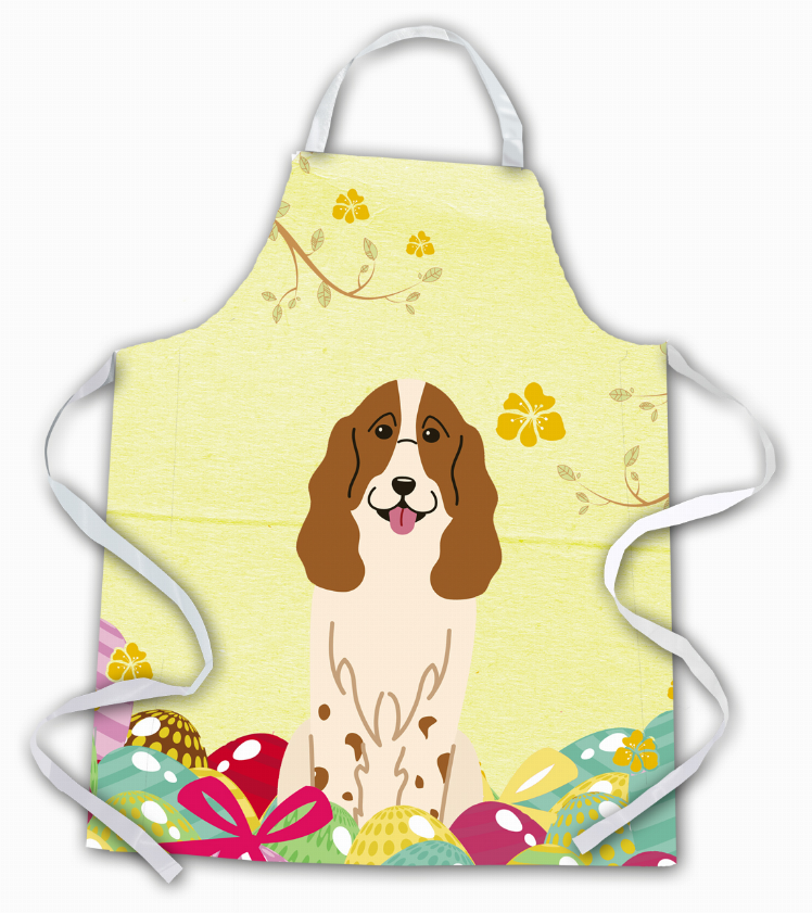 Easter Eggs Apron (Dog Breed Print)