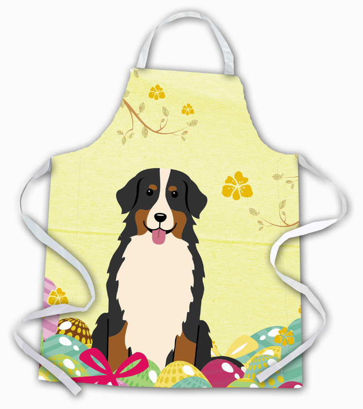 Easter Eggs Apron (Dog Breed Print)