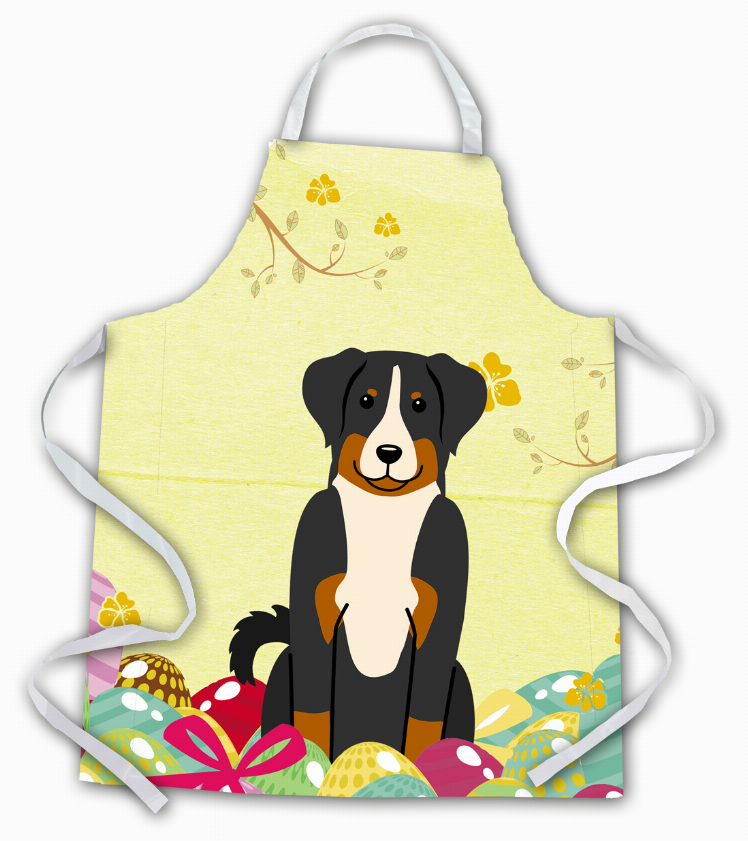 Easter Eggs Apron (Dog Breed Print)