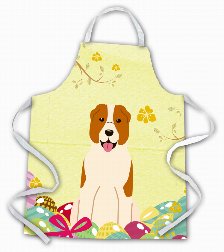 Easter Eggs Apron (Dog Breed Print)