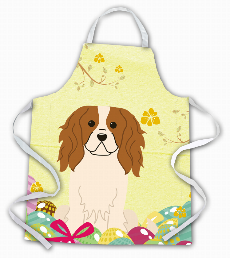 Easter Eggs Apron (Dog Breed Print)