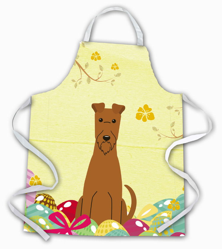 Easter Eggs Apron (Dog Breed Print)