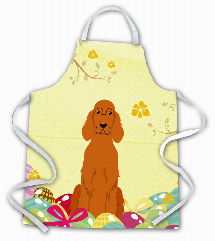 Easter Eggs Apron (Dog Breed Print)