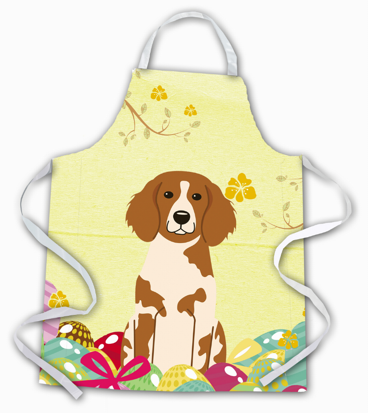 Easter Eggs Apron (Dog Breed Print)