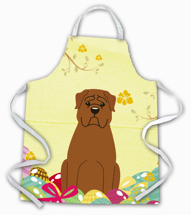 Easter Eggs Apron (Dog Breed Print)