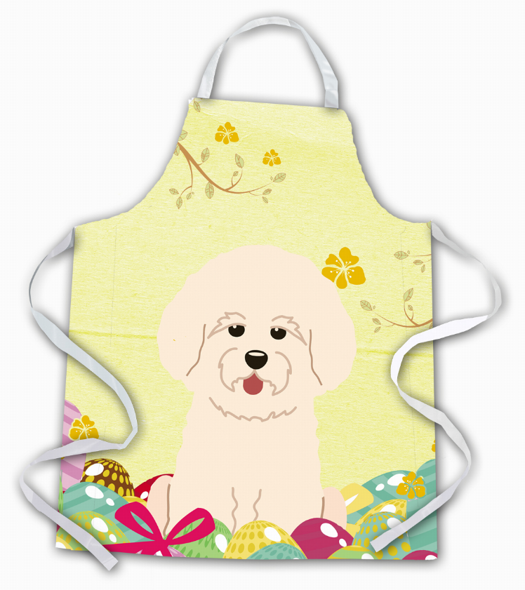 Easter Eggs Apron (Dog Breed Print)