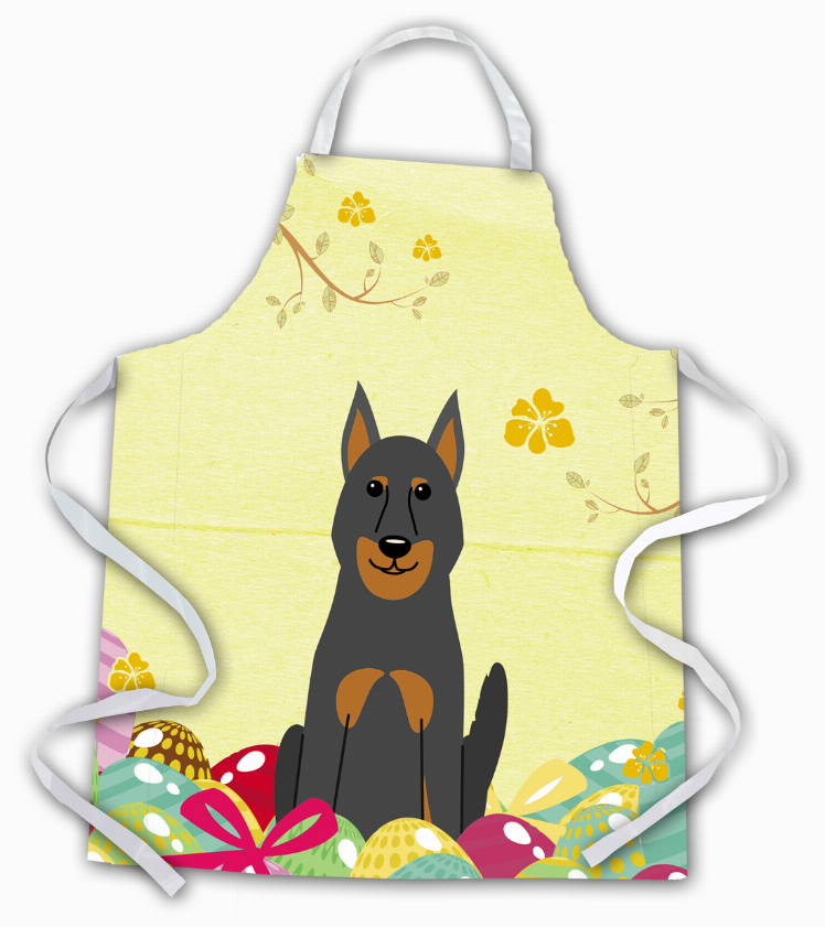 Easter Eggs Apron (Dog Breed Print)