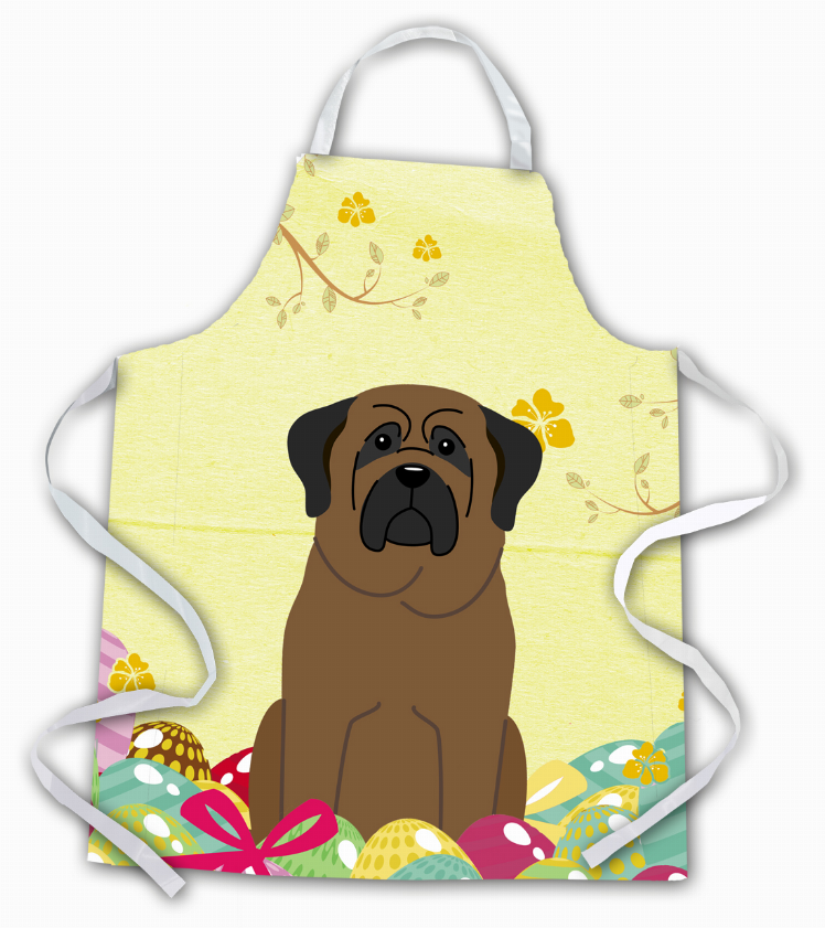 Easter Eggs Apron (Dog Breed Print)