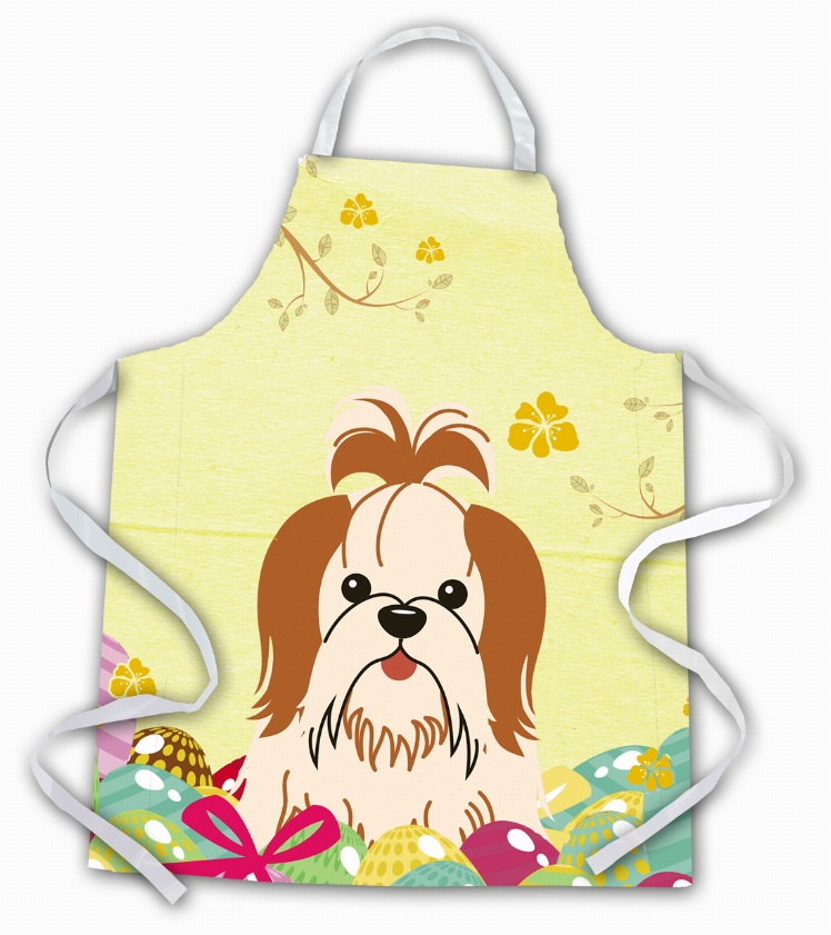 Easter Eggs Apron (Dog Breed Print)