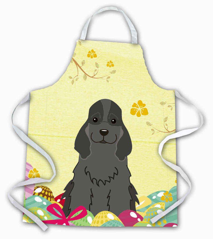 Easter Eggs Apron (Dog Breed Print)