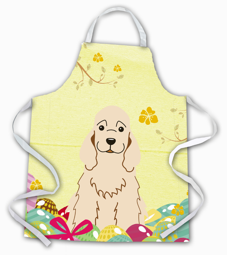 Easter Eggs Apron (Dog Breed Print)