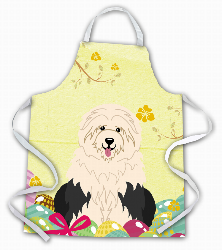 Easter Eggs Apron (Dog Breed Print)