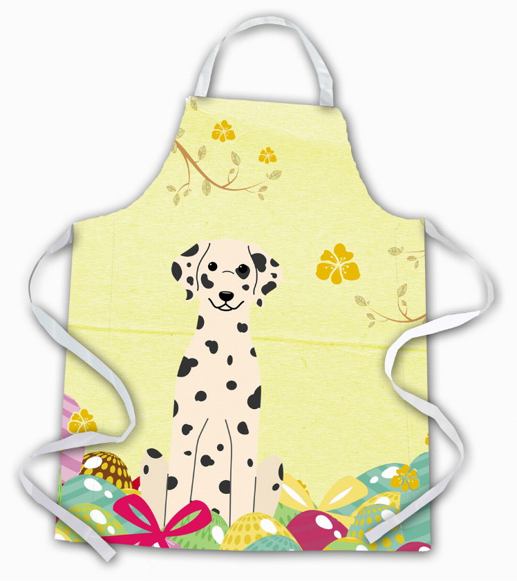 Easter Eggs Apron (Dog Breed Print)