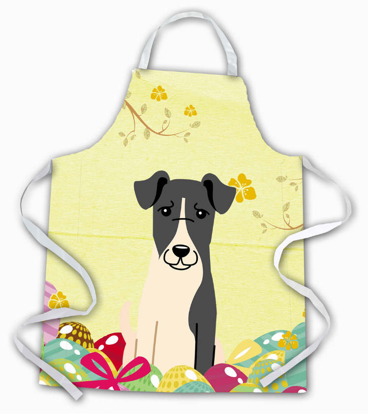 Easter Eggs Apron (Dog Breed Print)