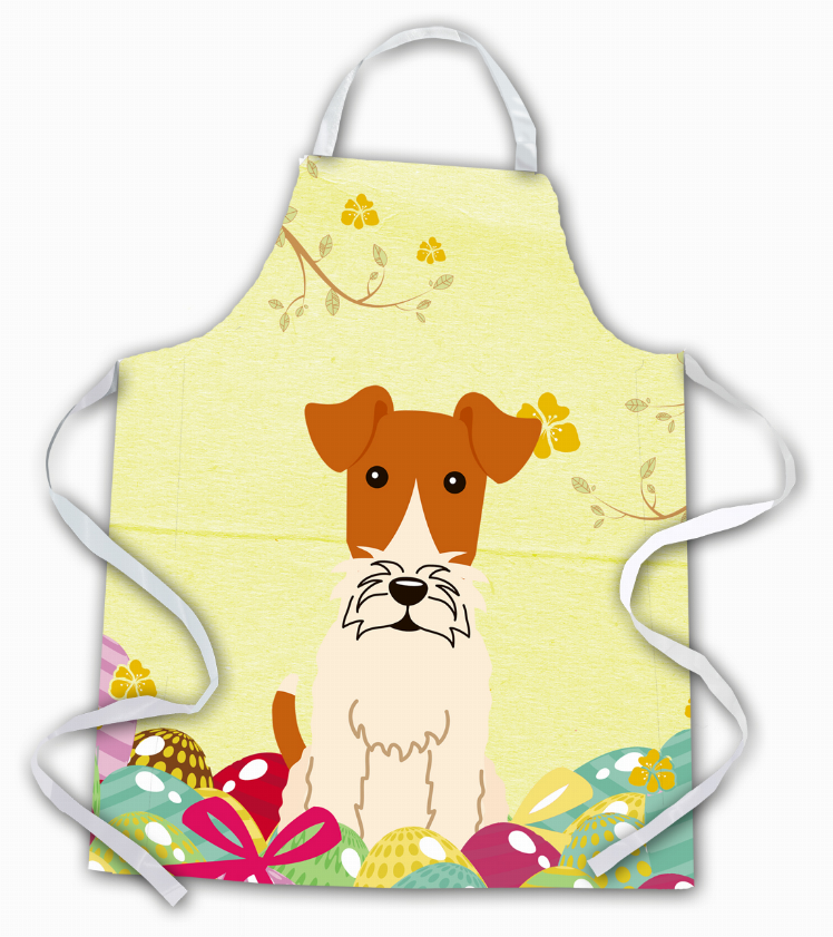 Easter Eggs Apron (Dog Breed Print)