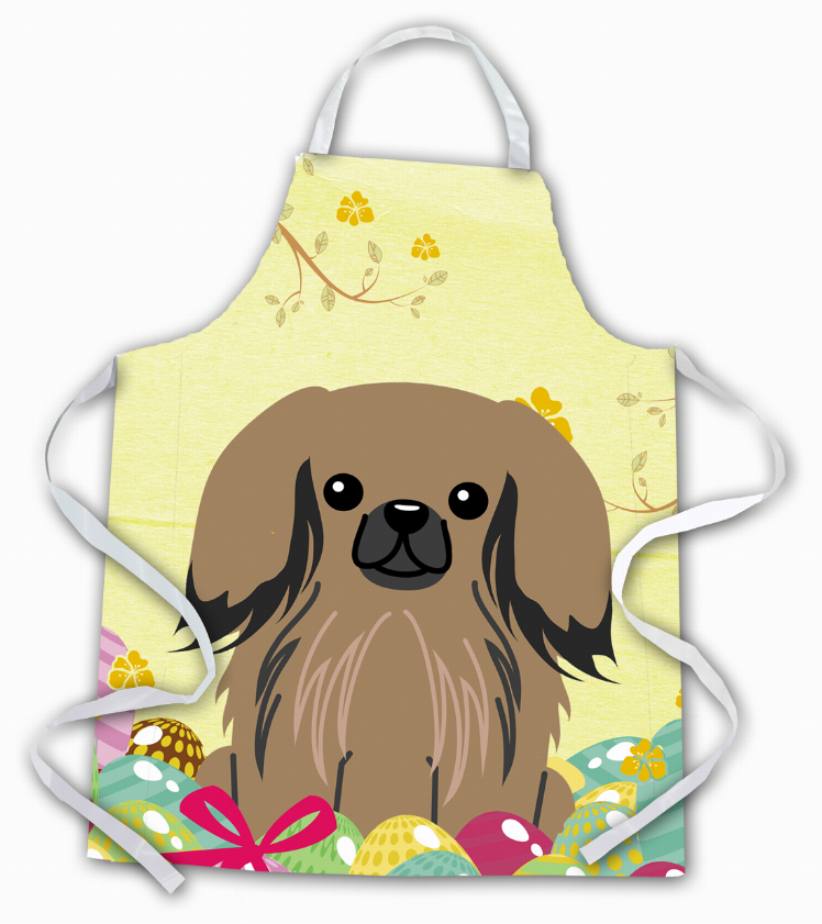 Easter Eggs Apron (Dog Breed Print)